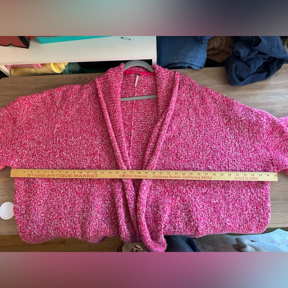 Free People BFF Cardigan in Prickly Pear M - Picture 8 of 14